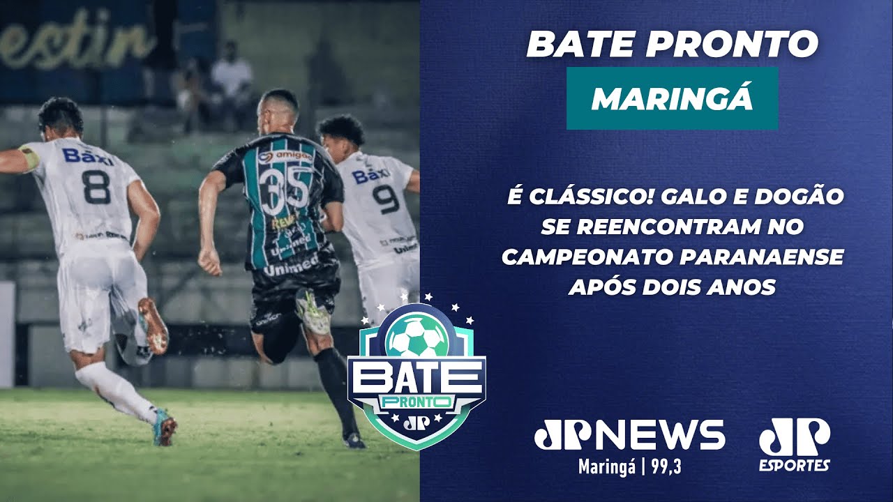 BATE PRONTO MARINGÁ 20/01/26 | EM CRISE, GALO E MARINGÁ FAZEM CLÁSSICO NO WD | JP News 99.3 FM