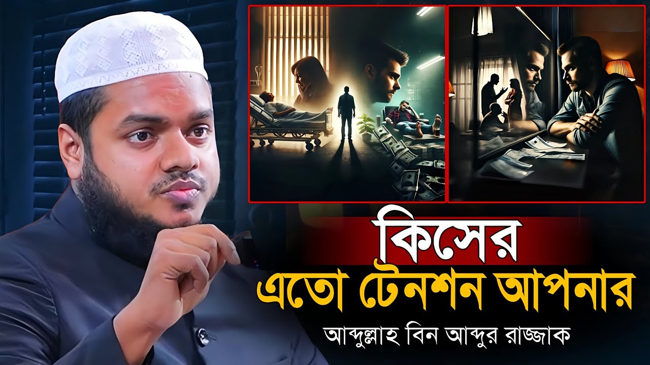 কিসের এতো টেনশন আপনার | Abdullah bin Abdur Razzaq New  waz 