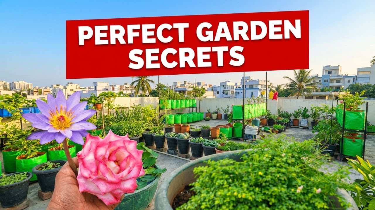 Want a PERFECT Garden? Watch This Rooftop Garden Tour 2026