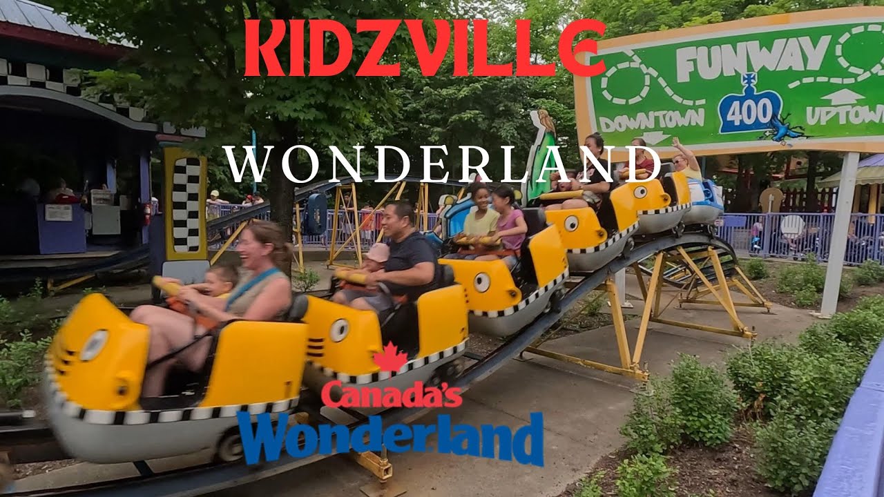 BEST RIDES FOR TODDLERS AT Canada's Wonderland  KIDS ZONE FOR FUN 2024