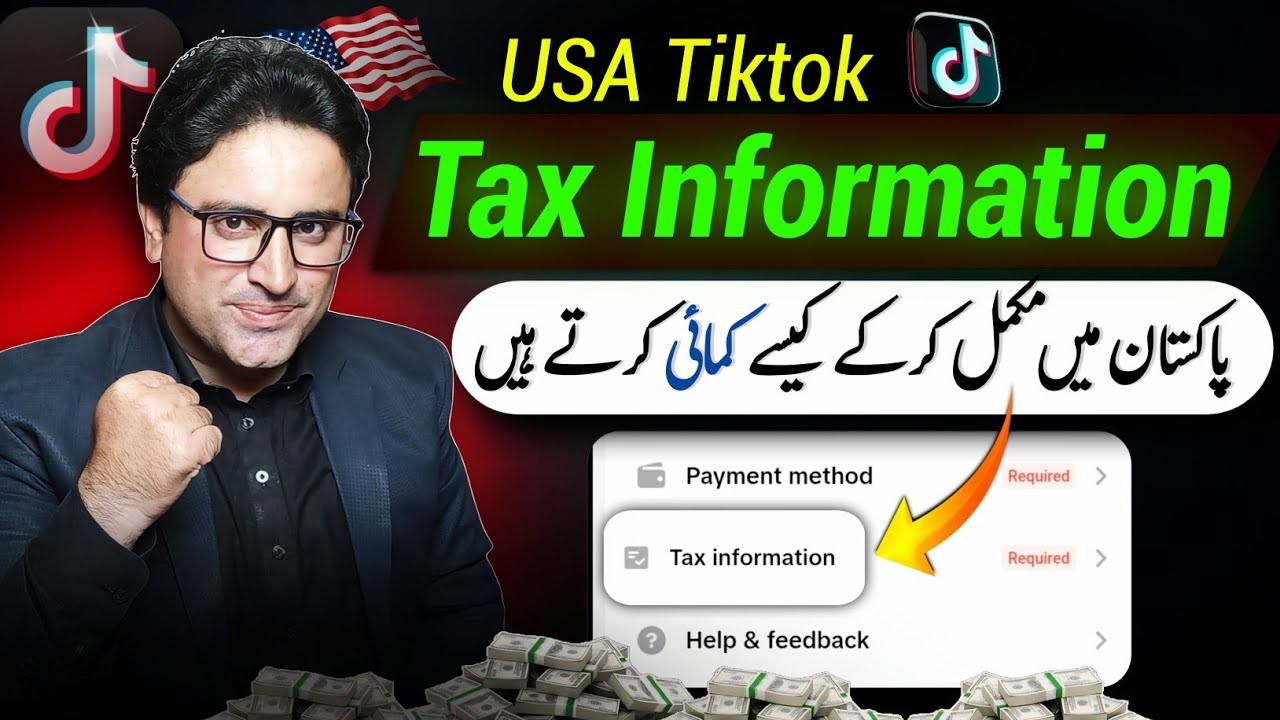 Tax Information Tiktok | Usa Tiktok Account Tax Information  | How to add tiktok tax information