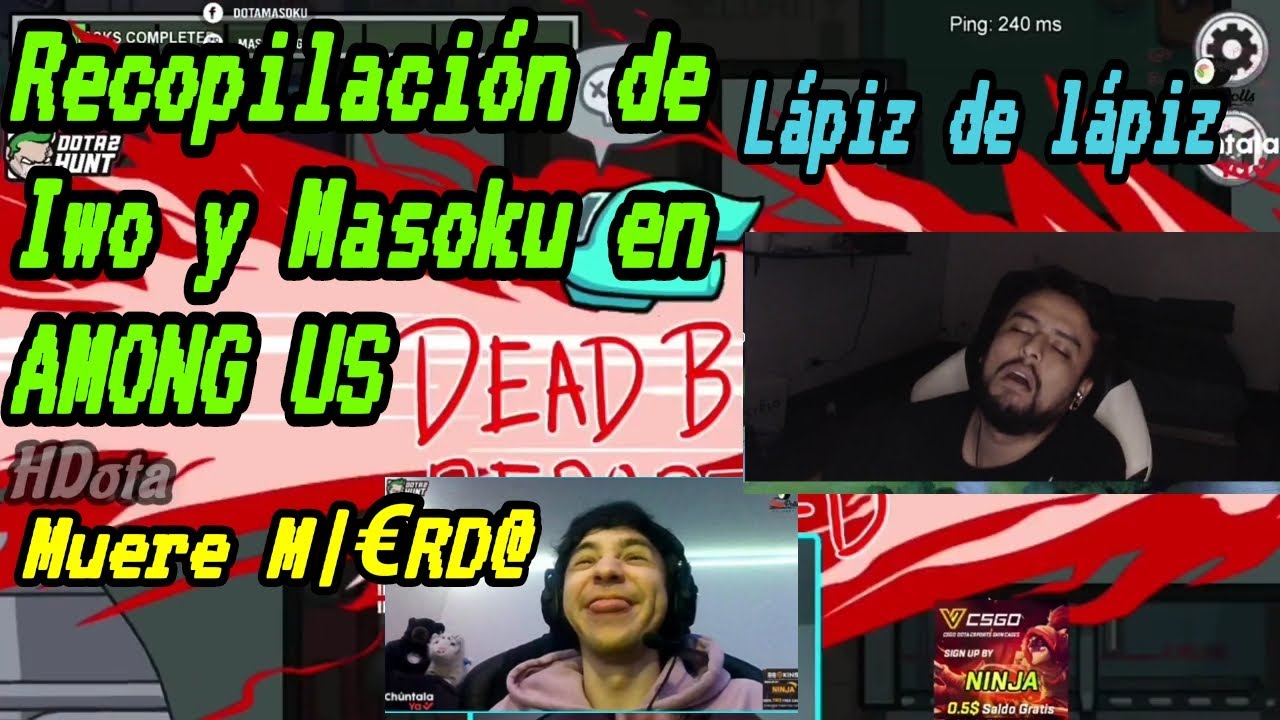 Masoku molestando a Iwo | Recopilación de Among Us