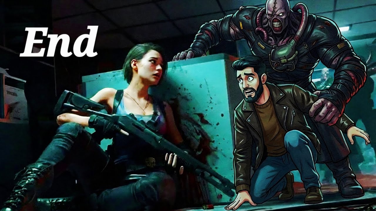 Nemesis VS Jill👹 | Resident Evil 3 Remake Hindi Gameplay ENDING