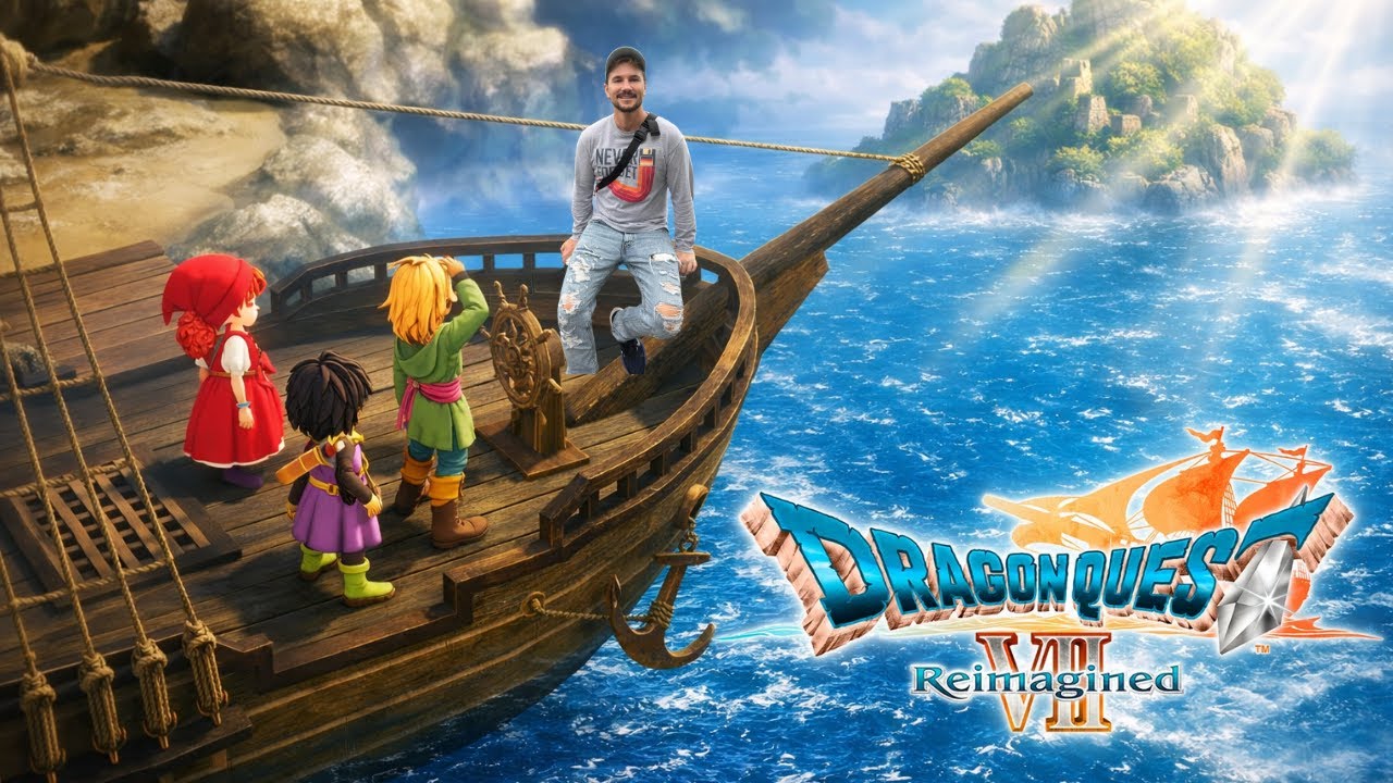 Dragon Quest 7 Re-Imagined Gameplay – Demo Rewards, New Island & Secret Ship!