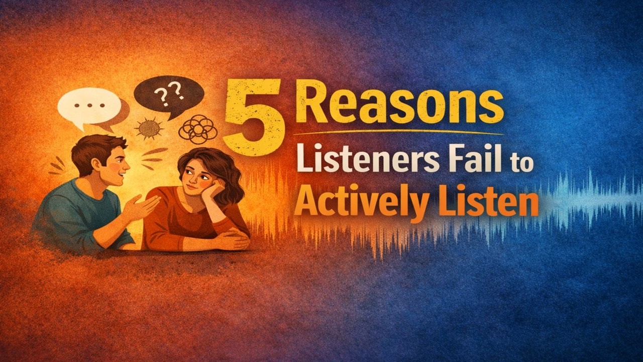 5 Reasons Listeners Fait to Actively Listen