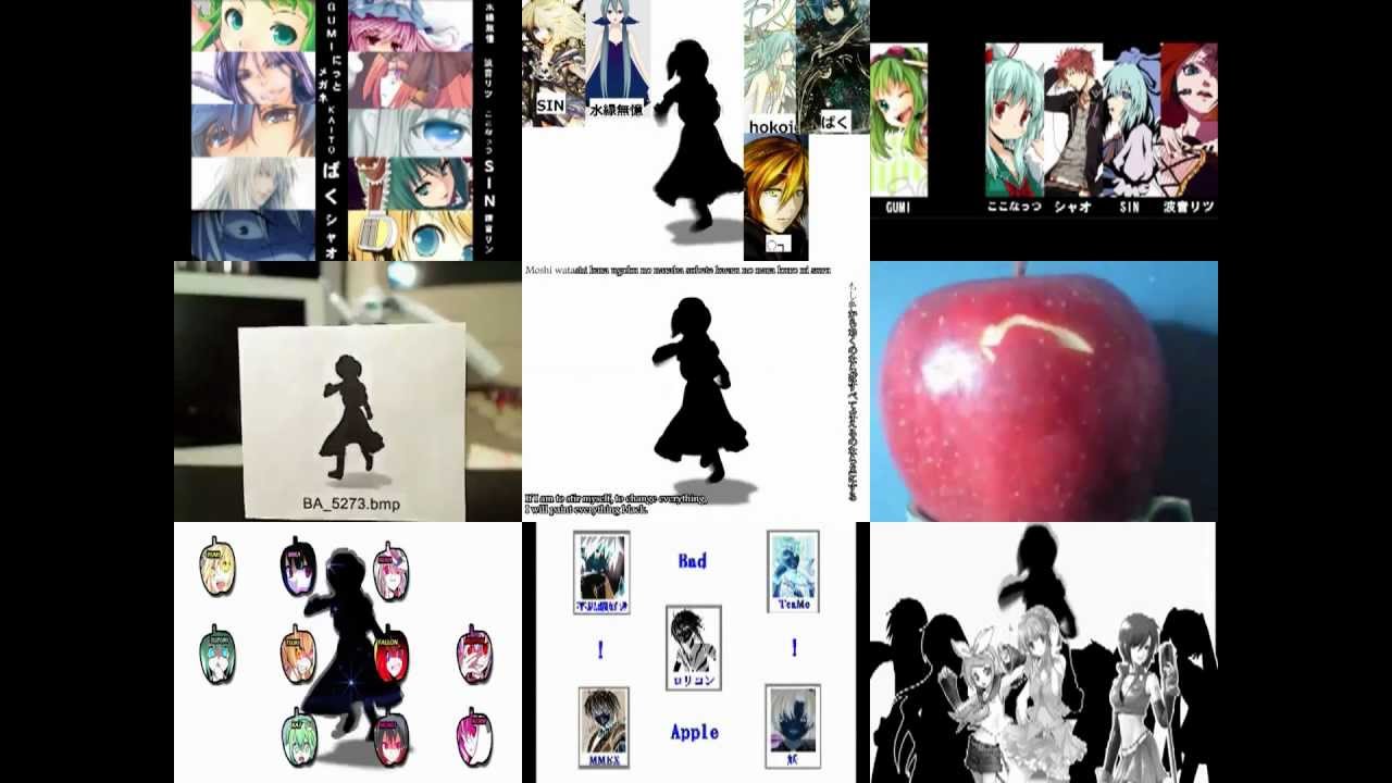 【合唱の合唱】BAD APPLE!!【Touhou東方 50人 HD-PV-MIX】Ultimate Nico Nico & YT Chorus /+Eng Subs