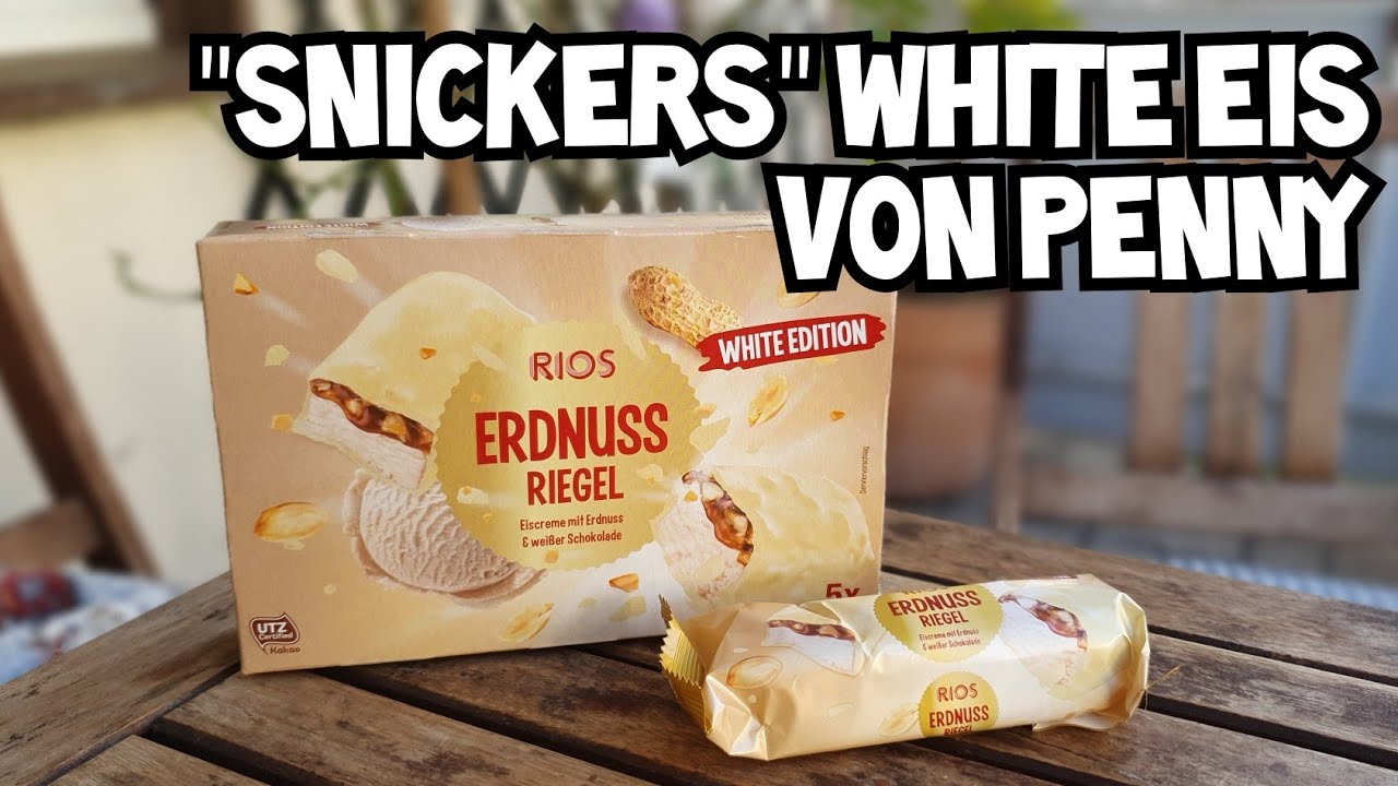 Penny Rios wie Snickers White Eis im Test | Erdnuss Riegel Eiscreme