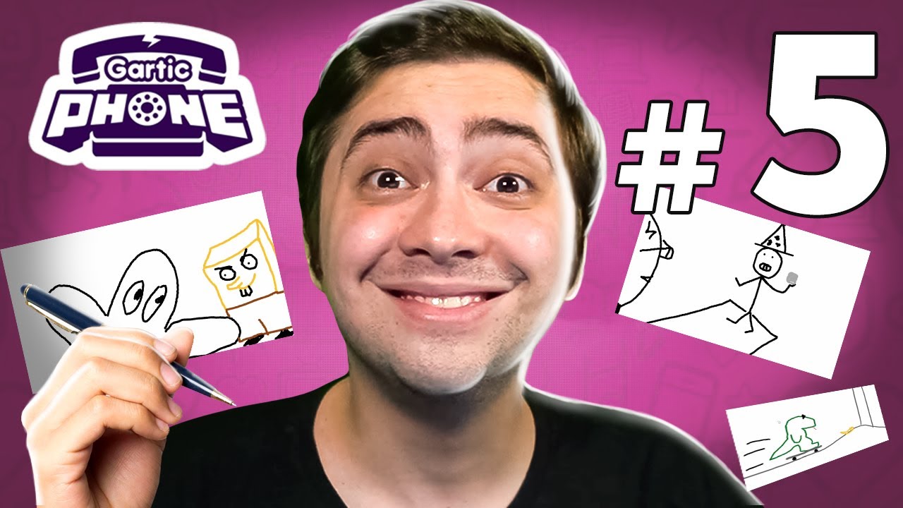 alanzoka jogando Gartic Phone com os amigos - #5