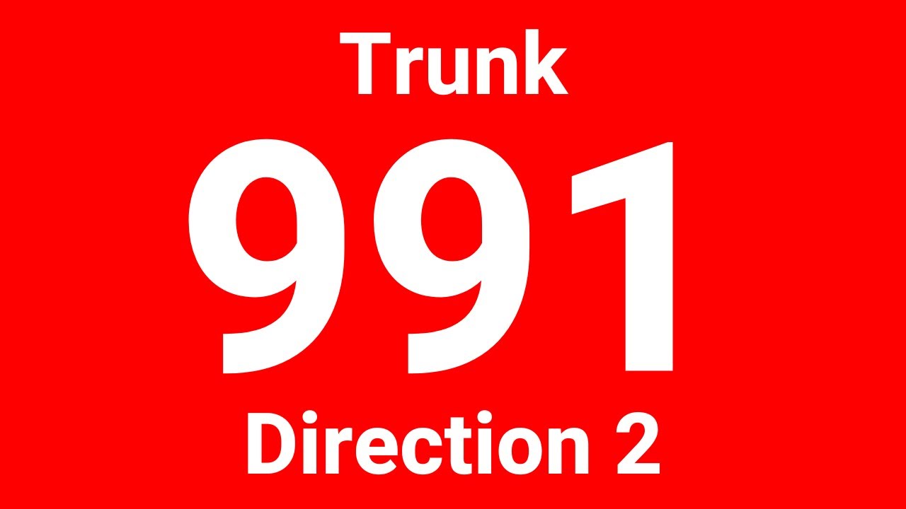 [SMRT] Hyperlapse of Trunk Service 991 (Direction 2)
