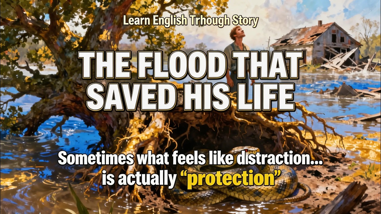 The Flood That Saved His Life | Learn English Through Stories