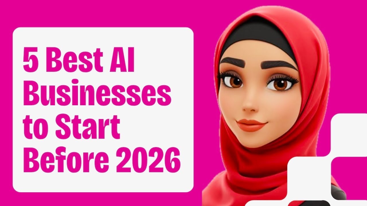 5 BEST AI Businesses To Start Before 2026 | For Beginners | Business Ideas By Wafa Tech & Tricks