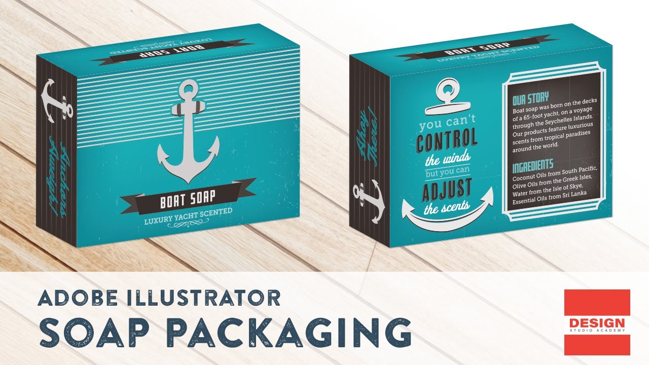 Build a soap box using Adobe Illustrator