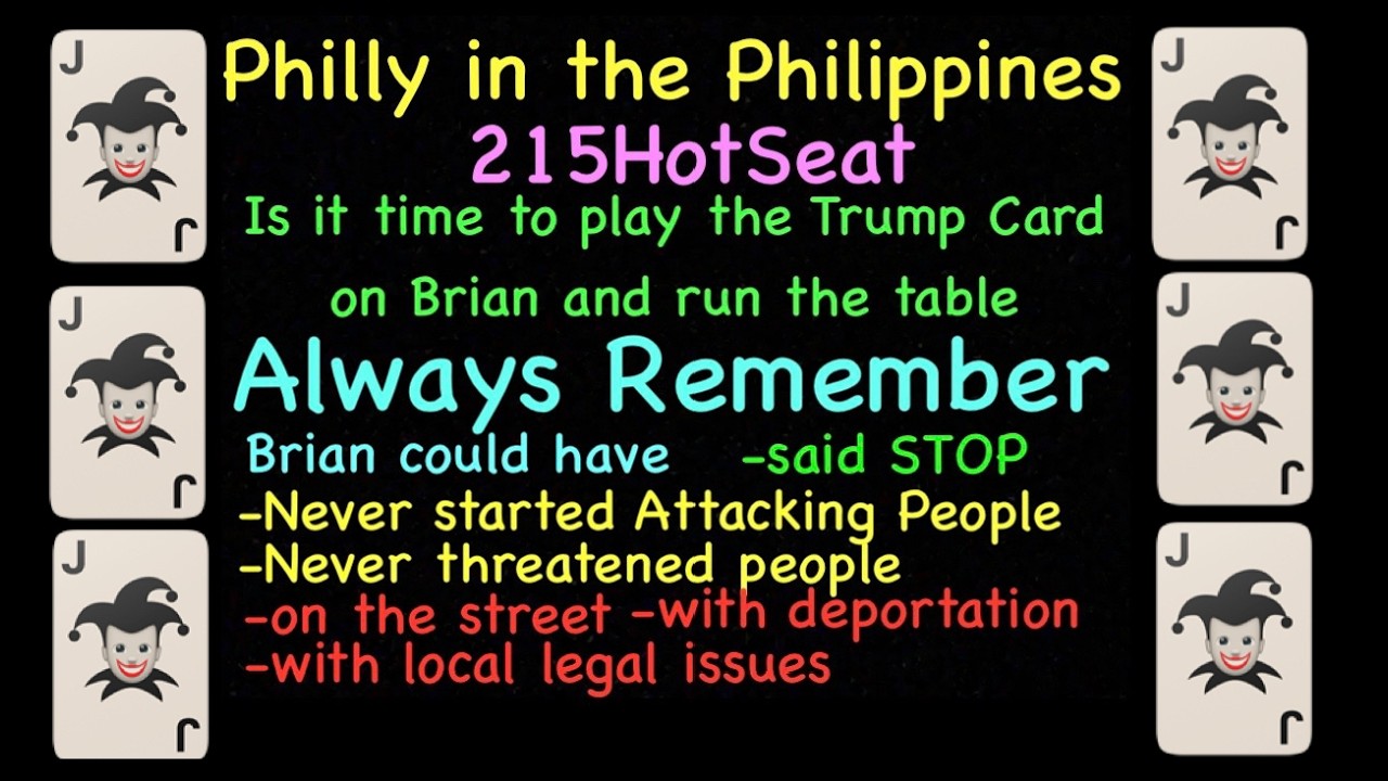 Is it time to play the Trump Card on Philly in the Philippines and run the table?