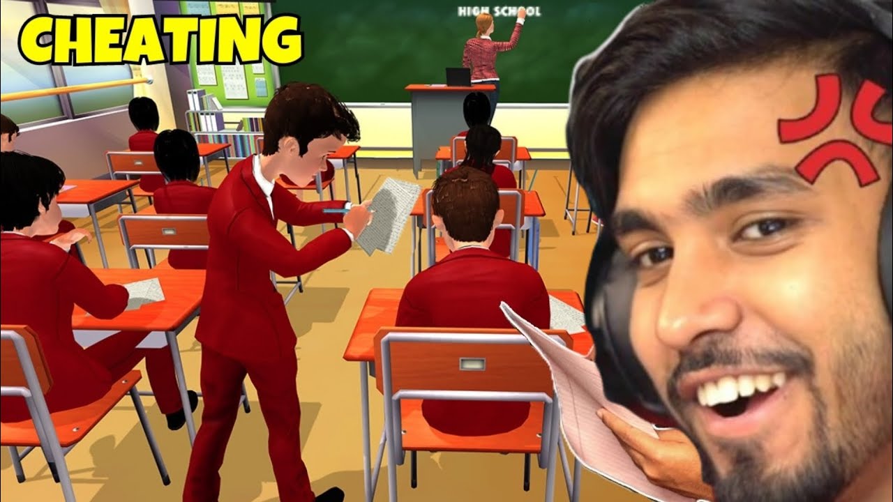 Cheating in exam techno gamerz | Classes game zone