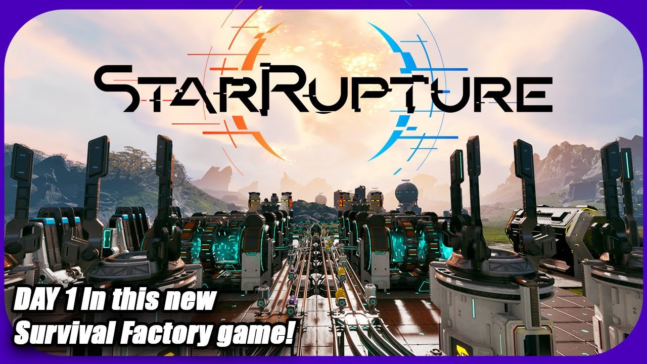 THIS NEW SURVIVAL FACTORY GAME IS HUGE!! | Live