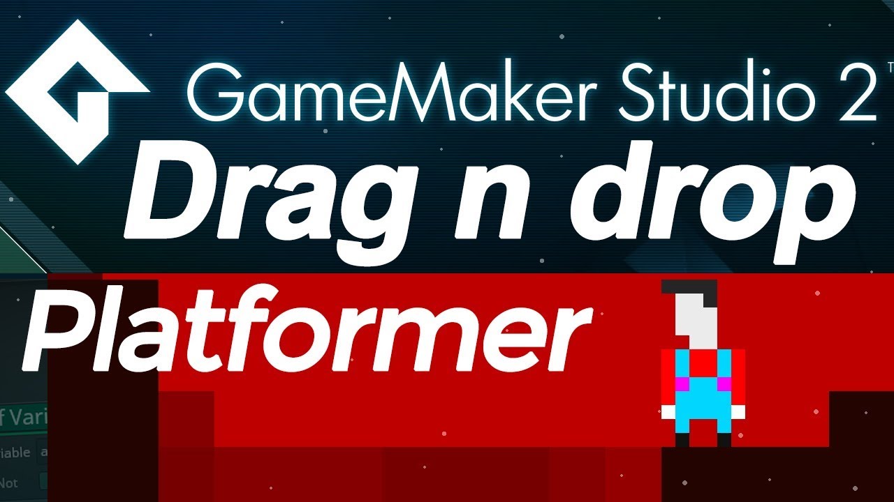 Game Maker Studio 2: обучающая игра DnD с перетаскиванием — физика прыжков