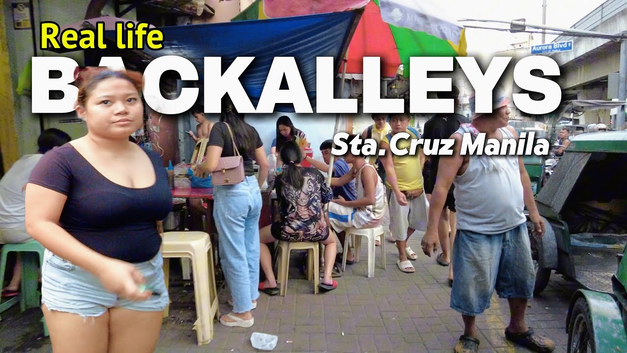 Local life in TAMBUNTING STA.CRUZ MANILA CITY PHILIPPINES🇵🇭Walking tour