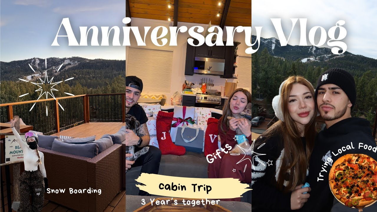 Nuestro viaje de aniversario ❄️ Snowboarding & cozy vibes