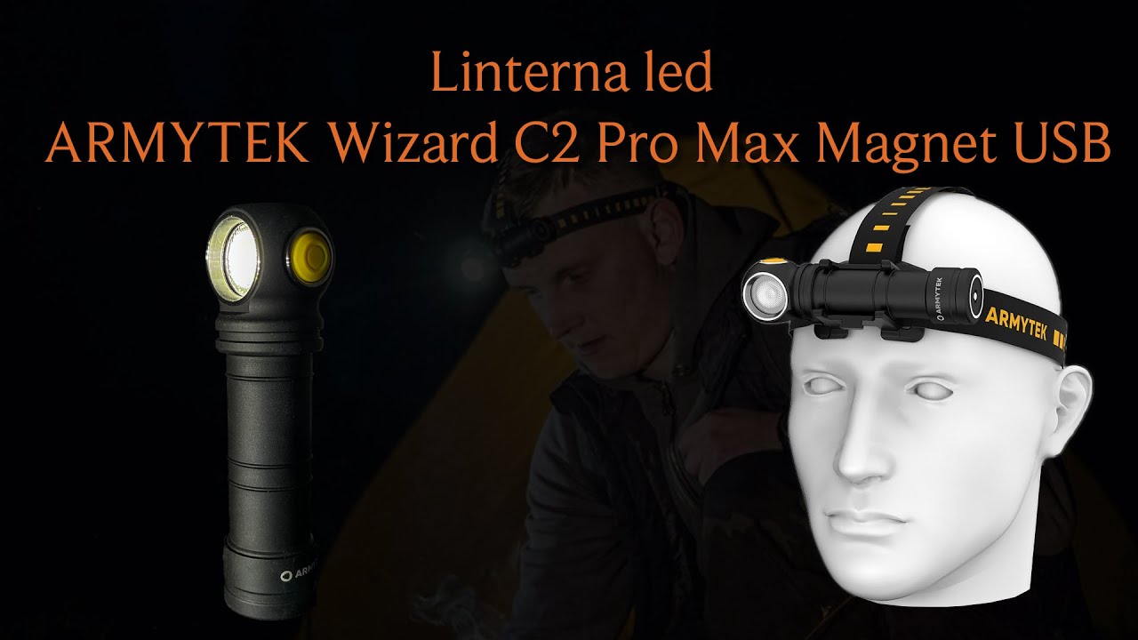 Linterna led ARMYTEK Wizard C2 Pro Max Magnet USB