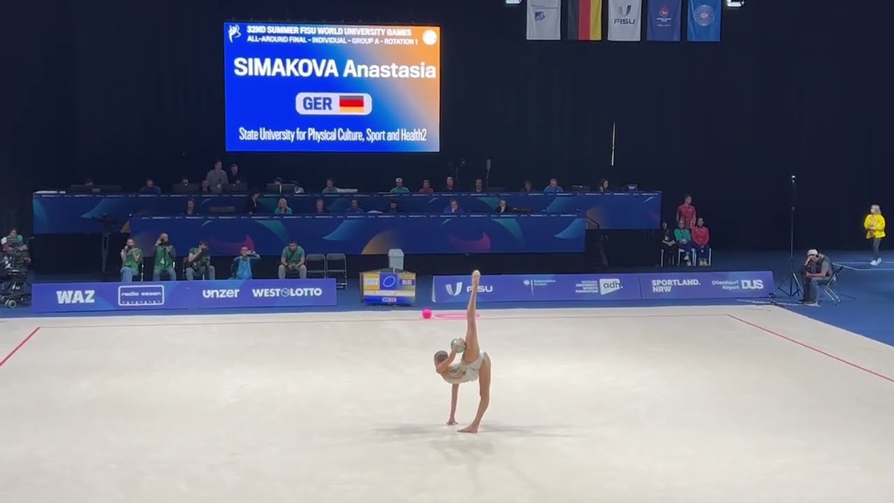Fisu Games 2025 Rhythmic gymnastics-Anastasia Simakova (GER)-All-around qualification Ball