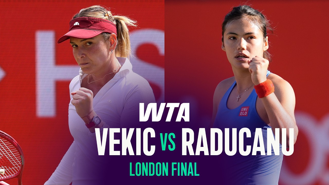 Донна Векич против Эммы Радукану | Финал в Лондоне 2026 | Обзор матча WTA
