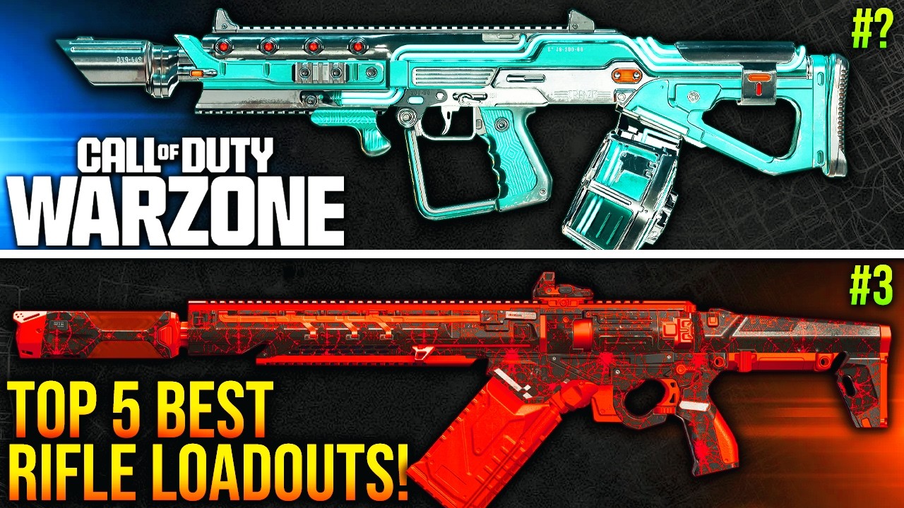 WARZONE: New TOP 5 BEST ASSAULT RIFLE LOADOUTS After Update! (WARZONE META Weapons)