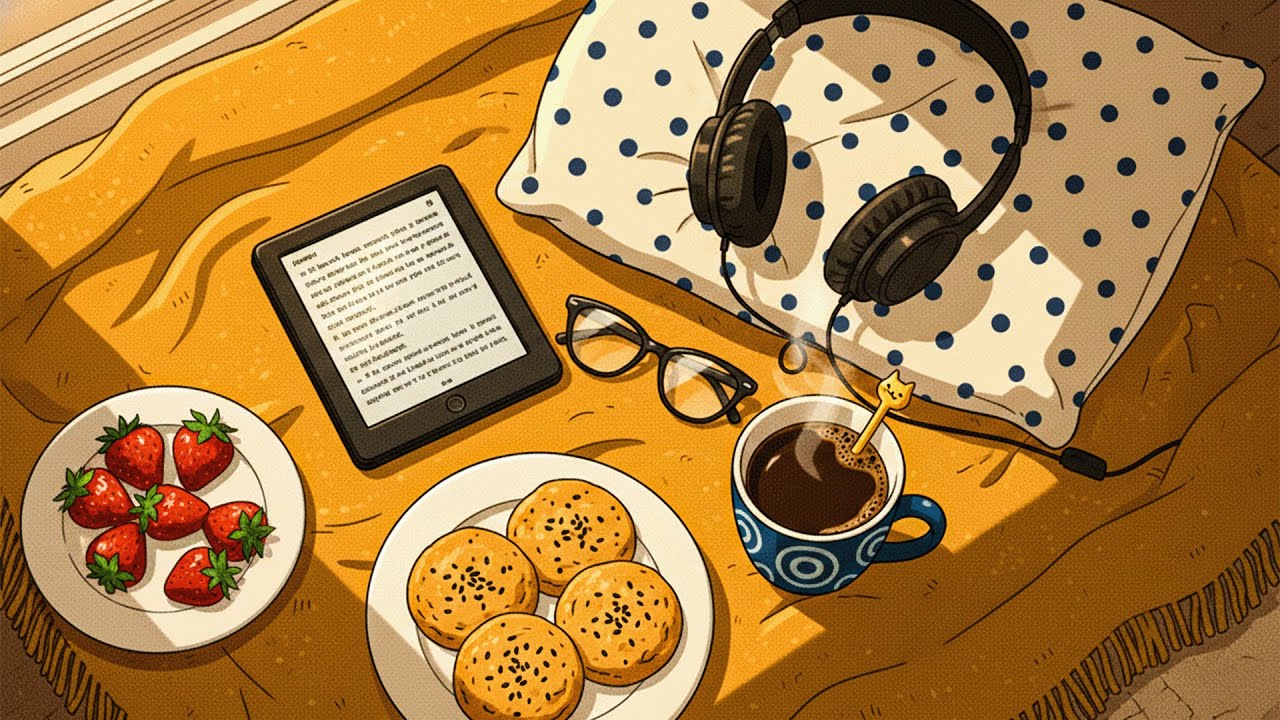 Неспешное утро с кофе, книгами и музыкой (расслабляющий джазовый плейлист для учебы и работы)