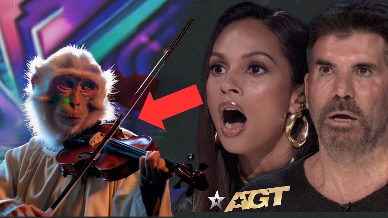 Holy Monkey to Play an INSTRUMENT on AGT! Emotional Audition | Everyone Cries #agtmagic #viralvideo
