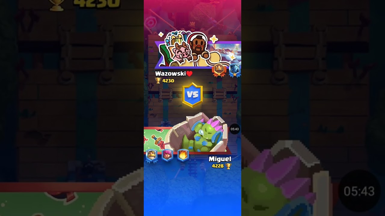JOGANDO CLASH ROYALE