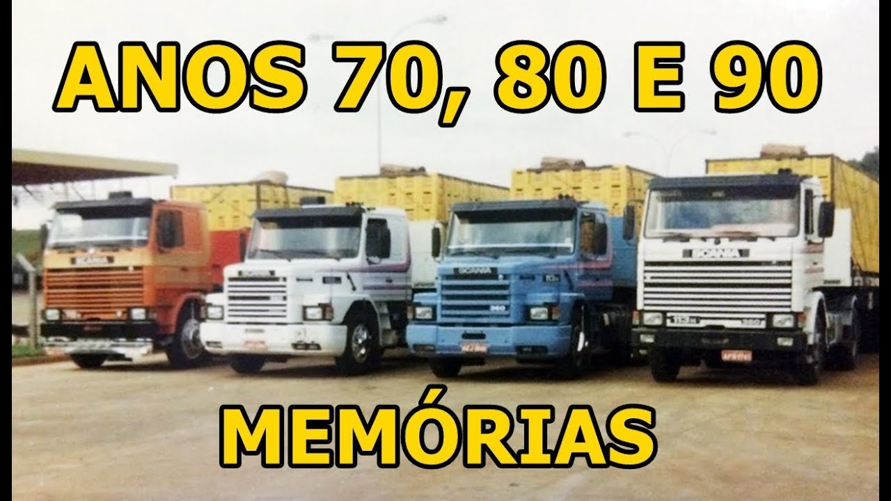 CAMINHÕES ANTIGOS - MEMÓRIAS DO TRANSPORTE - ANOS 70 AOS 90