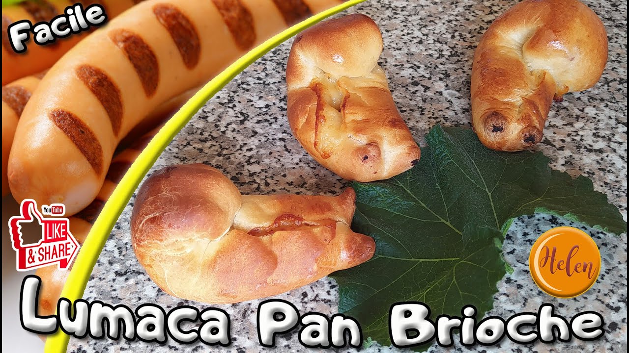 LUMACA pan brioche, la CHIOCCIOLA perfetta per le feste, ANIMALI di Pan brioche