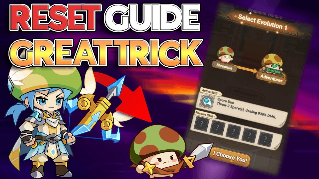 How To RESET Your Class & OP Trick When YOU DO! | Legend of Mushroom Guide