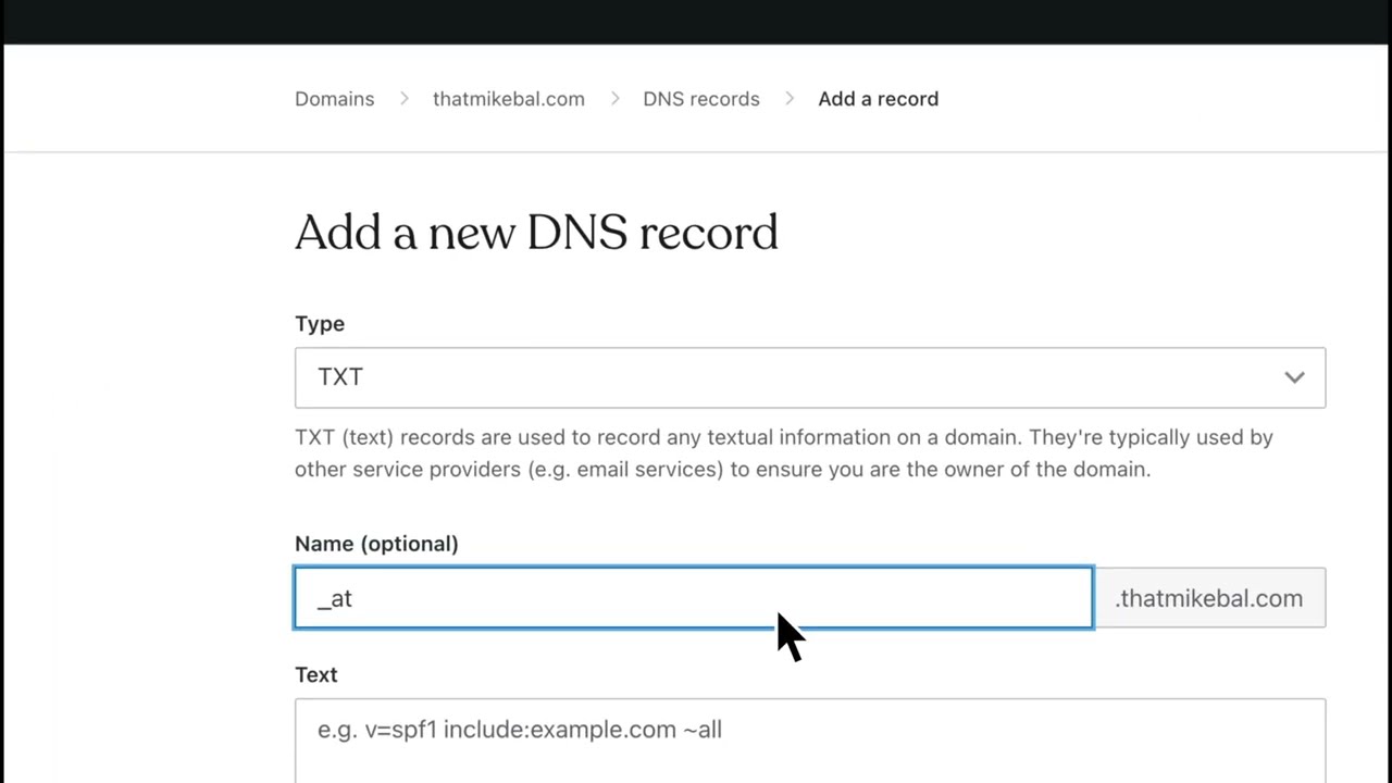 How to verify my domain with a DNS TXT record on WordPress.com