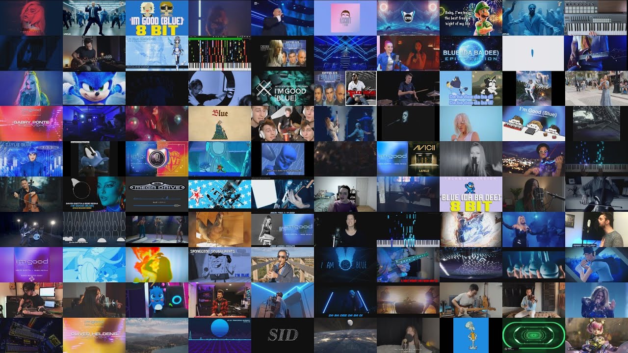 I'm Blue X I'm Good Mashup of 100 versions