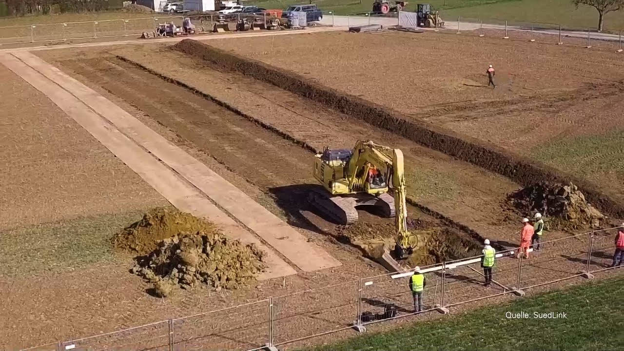Energieprojekt der Superlative: Stromtrasse SuedLink mit Baubeginn in Unterfranken