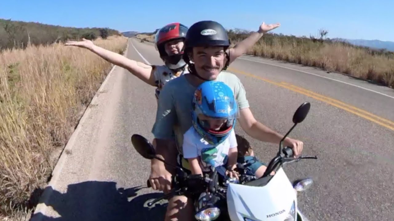 Taking my son and wife to OFF ROAD riding in rural Mexico, Chiapas, with Honda XR150L