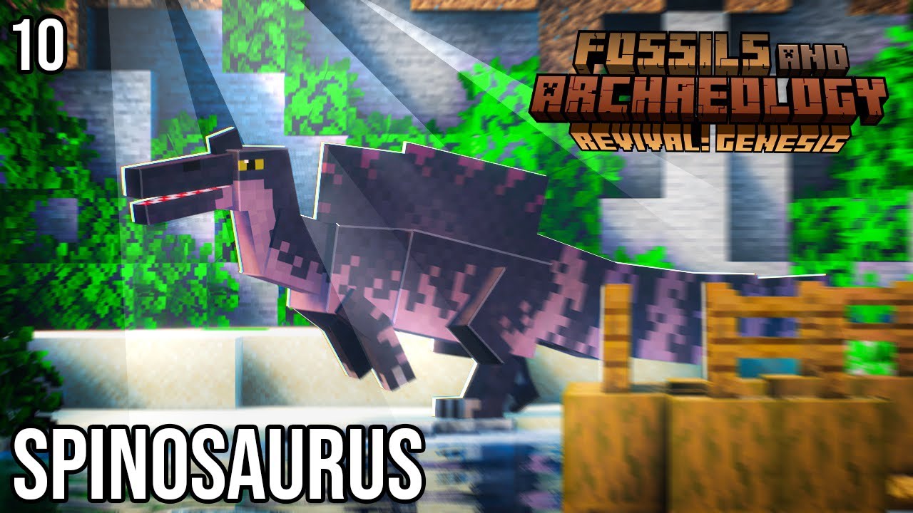 Я наконец-то вылупил спинозавра в Minecraft | Minecraft Dinosaurs #10 (при участии @loorikeet)