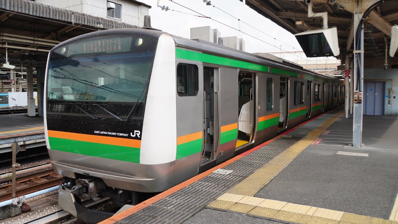 [4K60fps前面展望]E233系3000番台(普通)(東北本線JU-東海道本線JT)【上野-熱海】1/1