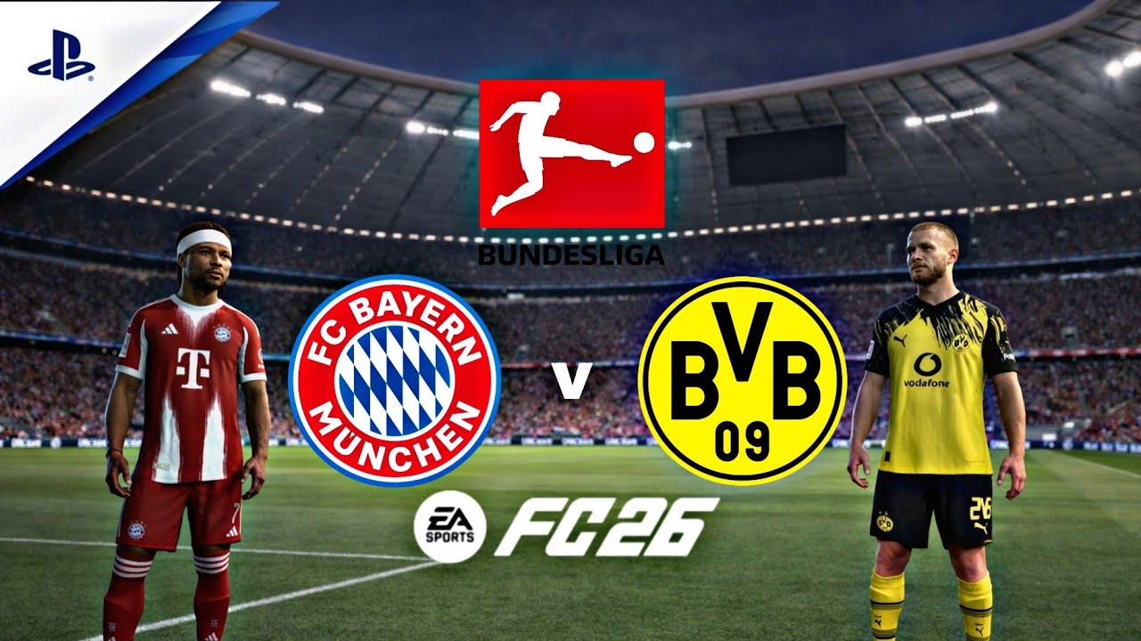 FC 26 - Bayern Munchen vs. Borussia Dortmund - BUNDESLIGA 25/26 - PS5™ PRO [4K60] FULL MATCH