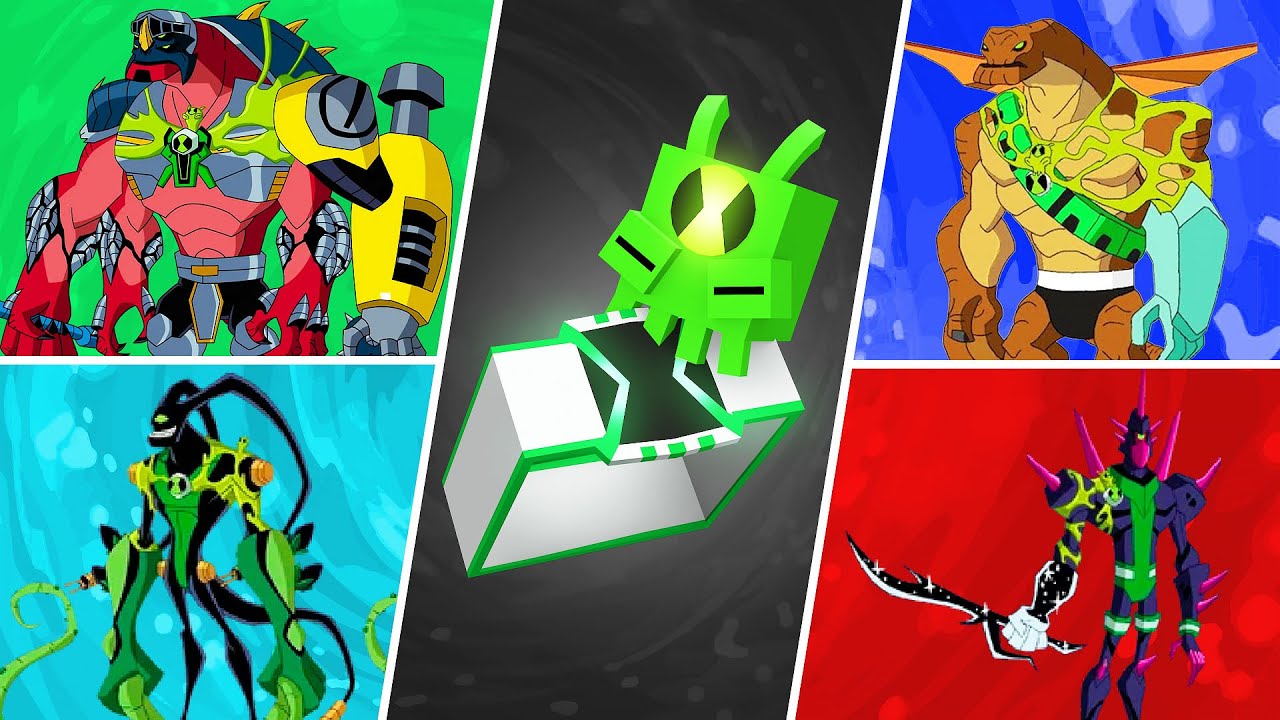 TODAS AS MUTAÇÕES do OMNITRIX BIOGOSMA no Minecraft! (Skurd)