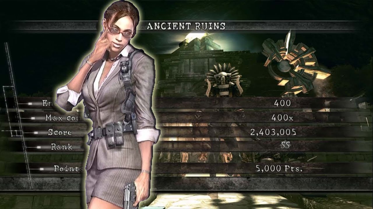 Antiguas Ruinas SIN PIEDAD 2403k Sheva Negocios | Resident Evil 5 PS4 Mercenaries United