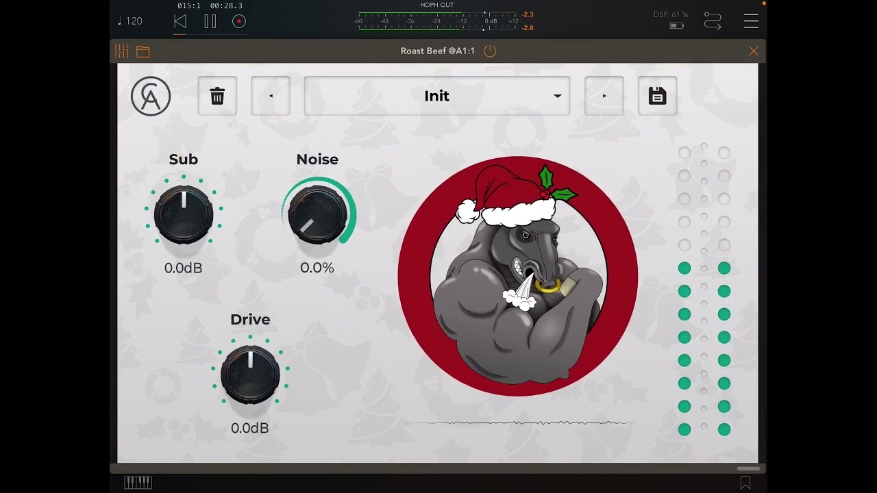 Roast Beef | Free AUv3 Christmas Distortion by Caelum Audio