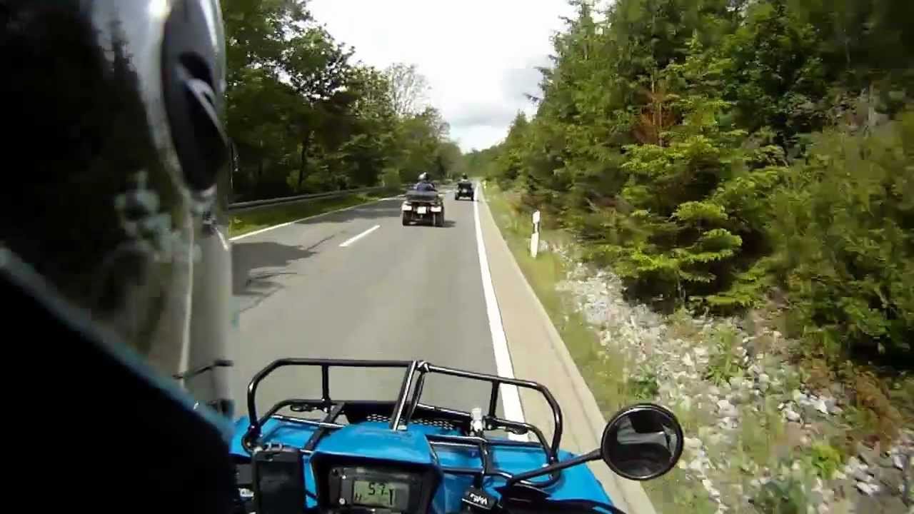 Teil 1 - Ausfahrt der Quad und ATV Freunde Unterfranken im Harz 2012.MP4