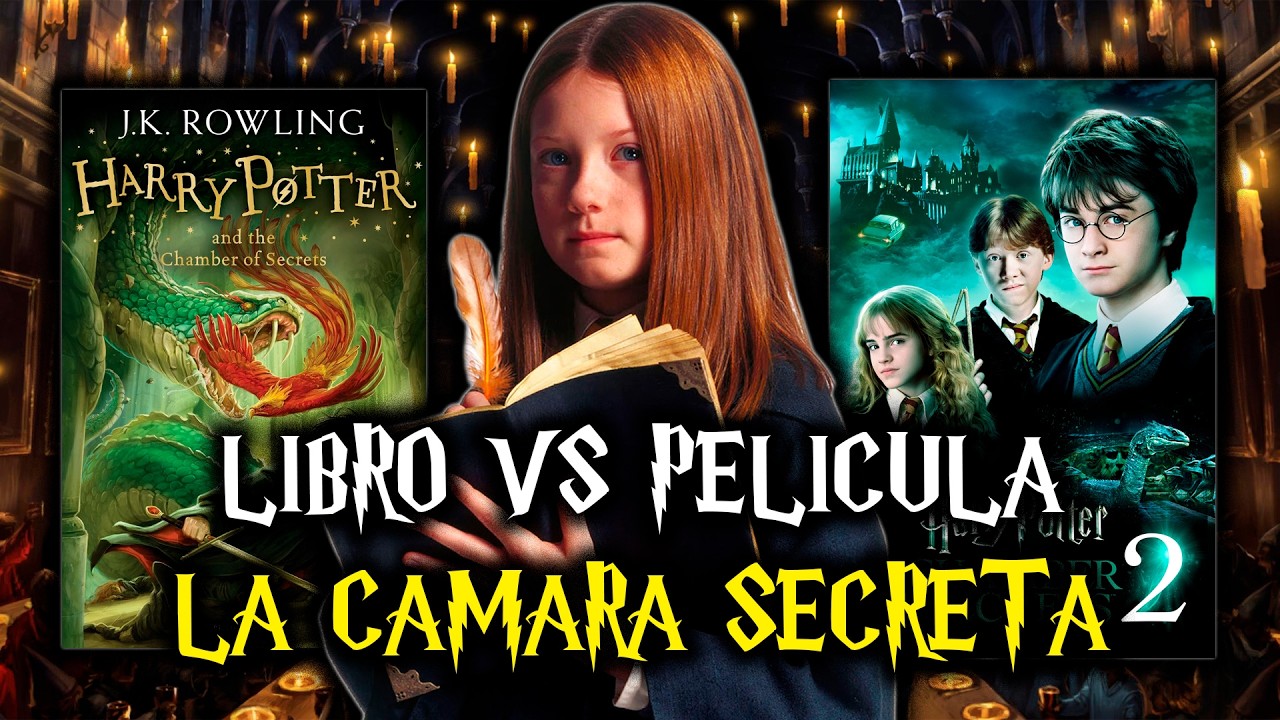 TODAS LAS DIFERENCIAS DE HARRY POTTER Y LA CÁMARA SECRETA | PELÍCULA VS LIBRO