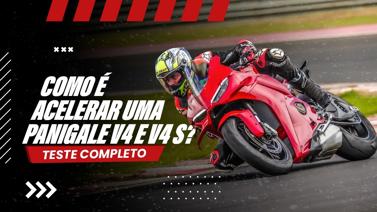 Como é acelerar uma Panigale V4 e V4 S de verdade? Teste completo com impressões reais