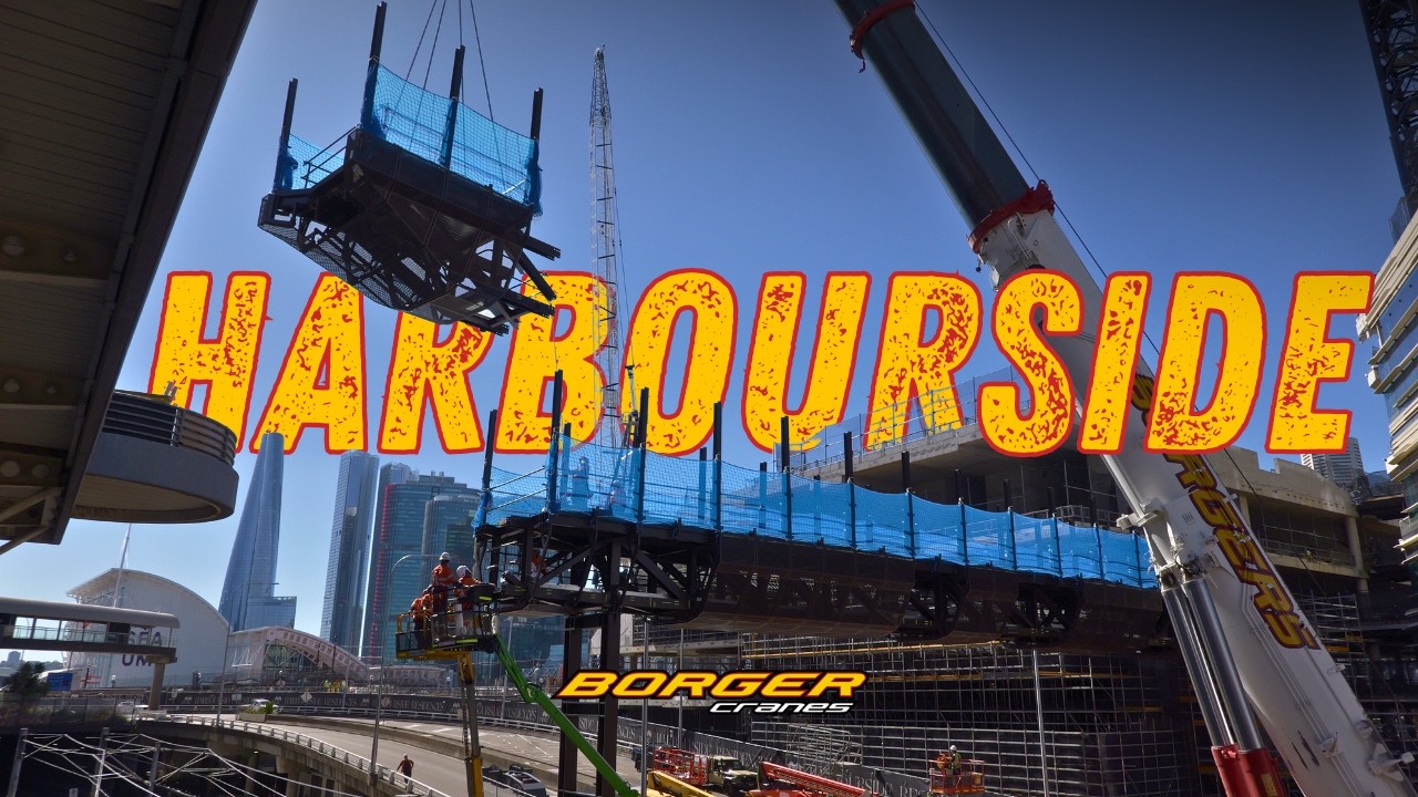Inside the Harbourside Project: Night Shift Bridge Installation at Darling Harbour, Sydney
