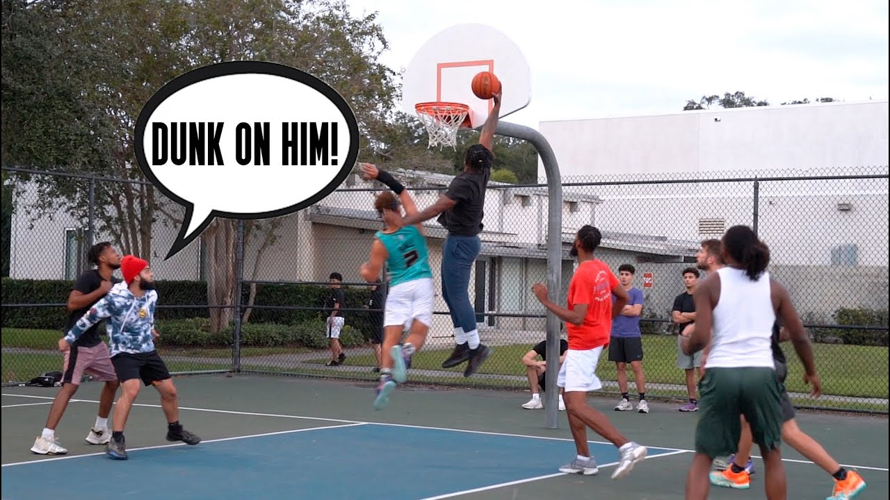 Big Chaunc (Mic’d up) 5V5 Basketball At The Park