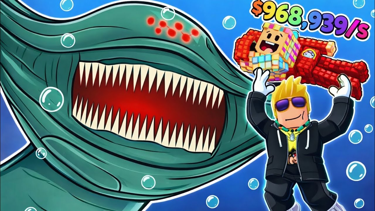 Roblox escape sea monster for brainrot 🫡