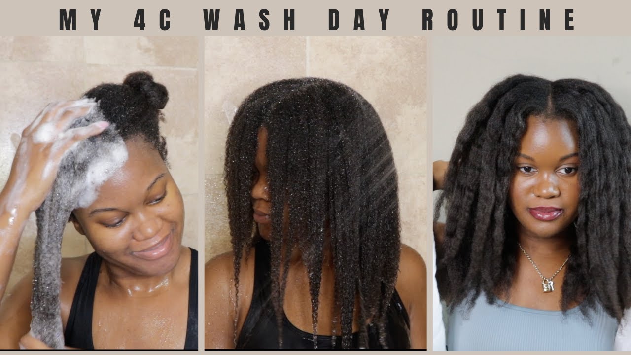 My Full 4C Hair Wash Day Routine | Natural Hair Wash Day