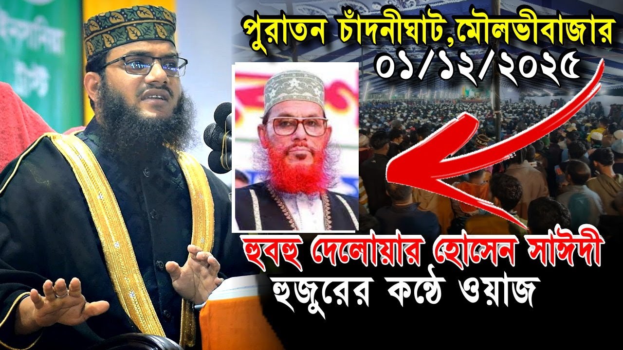হুবহু দেলোয়ার হোসেন সাঈদী হুজুরের কন্ঠে ওয়াজ,গাজী মোহেব্বুল্লাহ সিদ্দিকী Gazi Mohibullah Siddique
